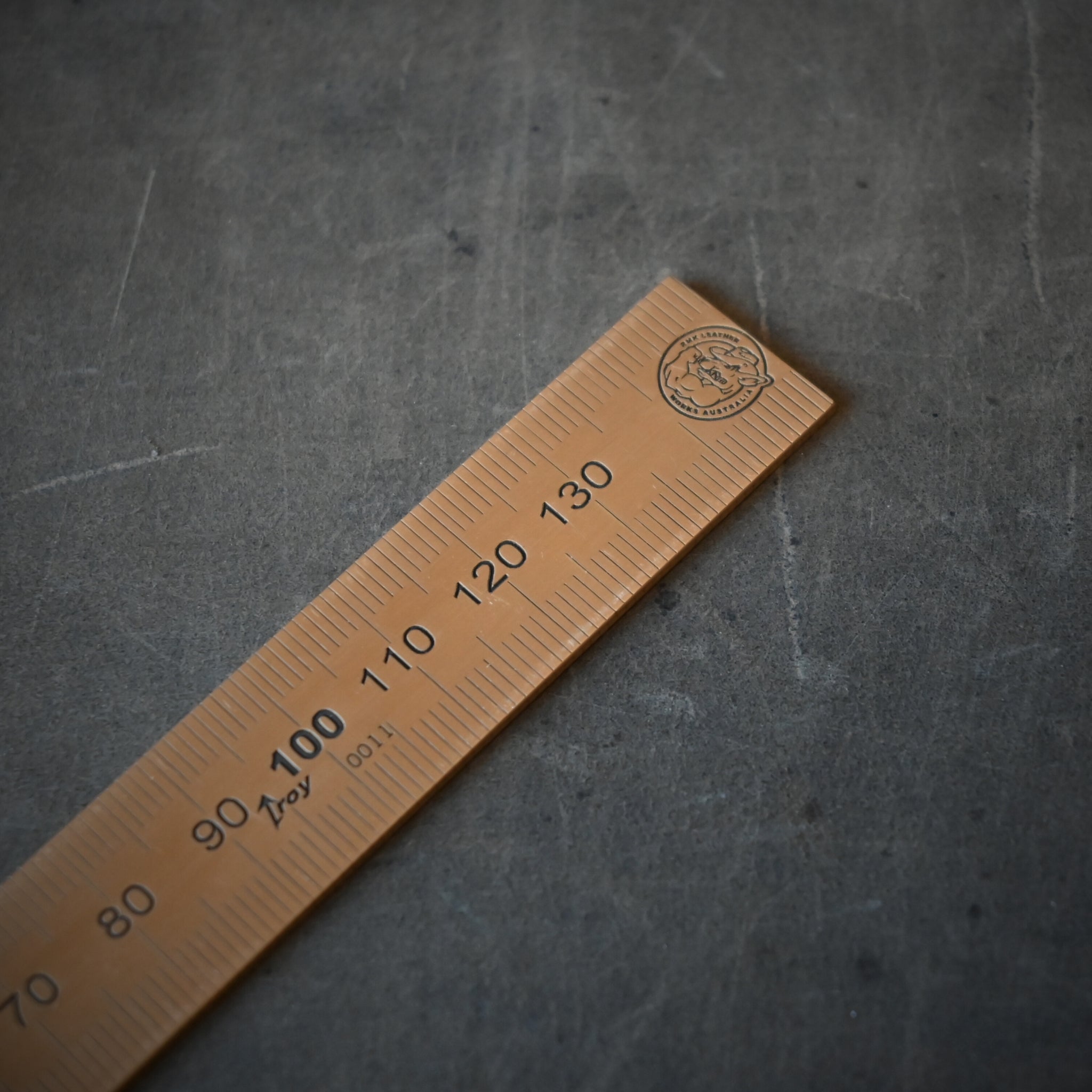 RMK Branded Brass Ruler