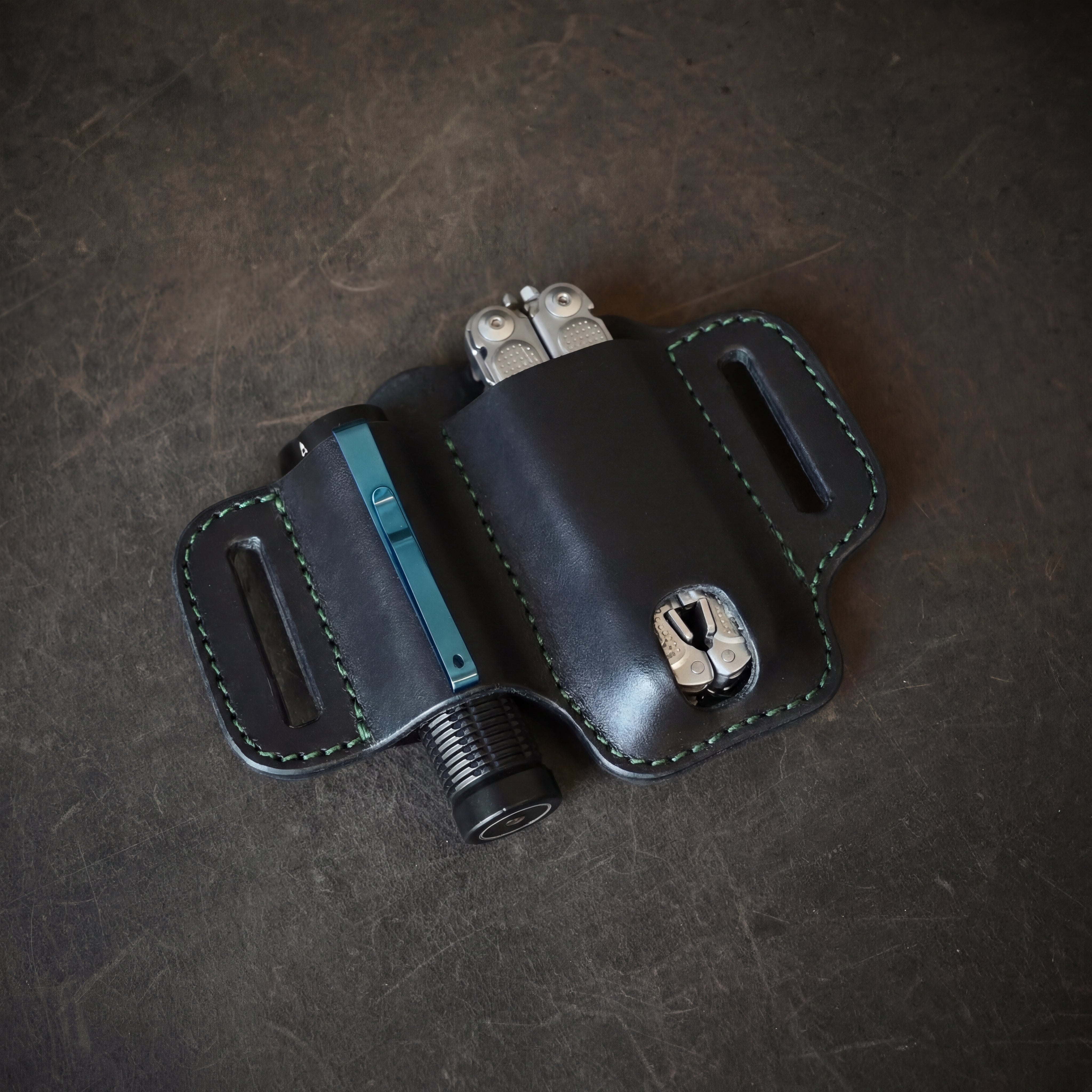 RMK Compact Duo EDC Pancake Holster Black & Green