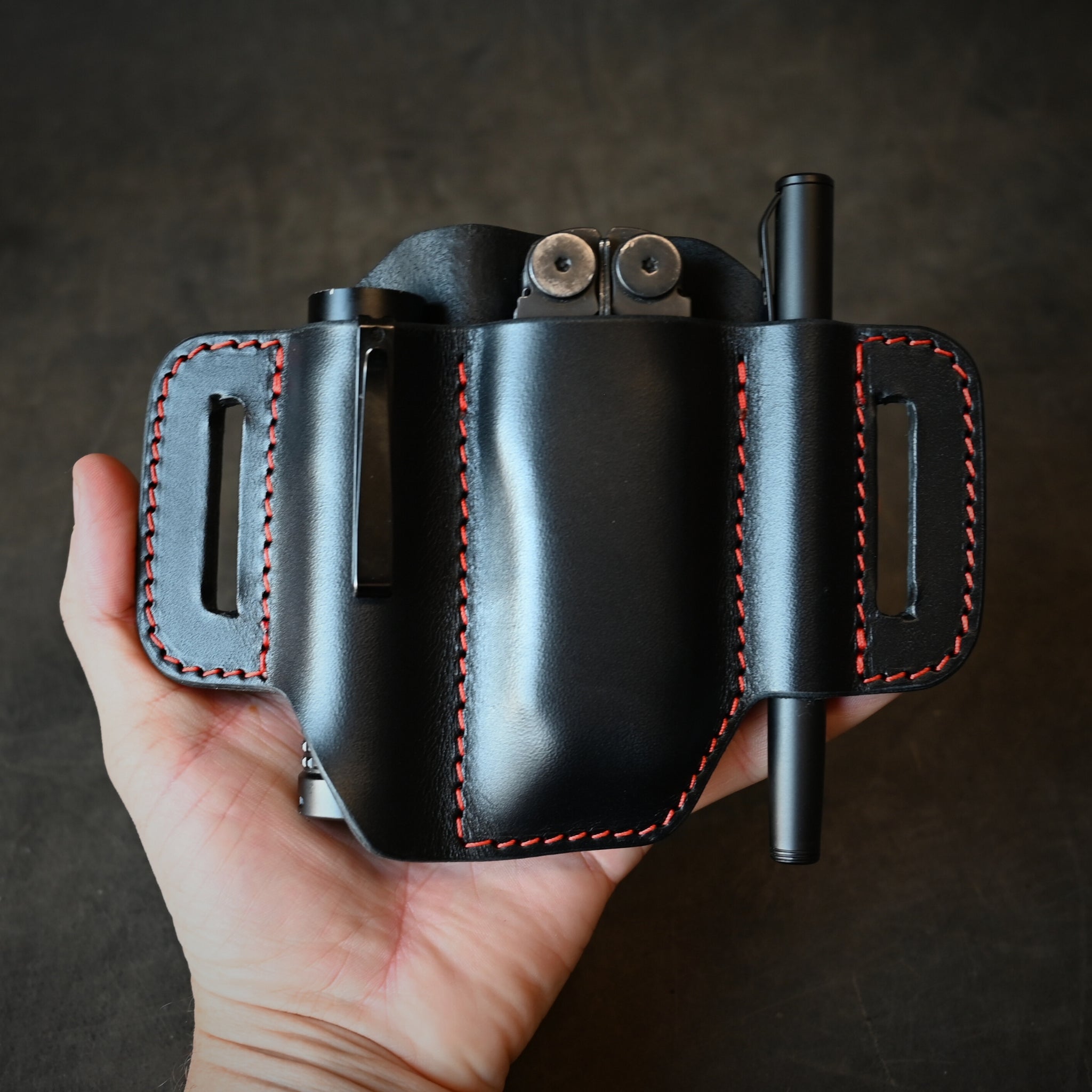 RMK Compact EDC Pancake Holster Black & Orange
