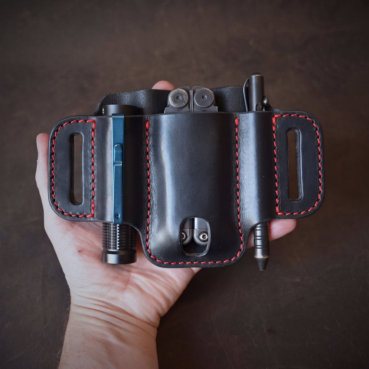 RMK Compact Trio EDC Pancake Holster Black & Orange