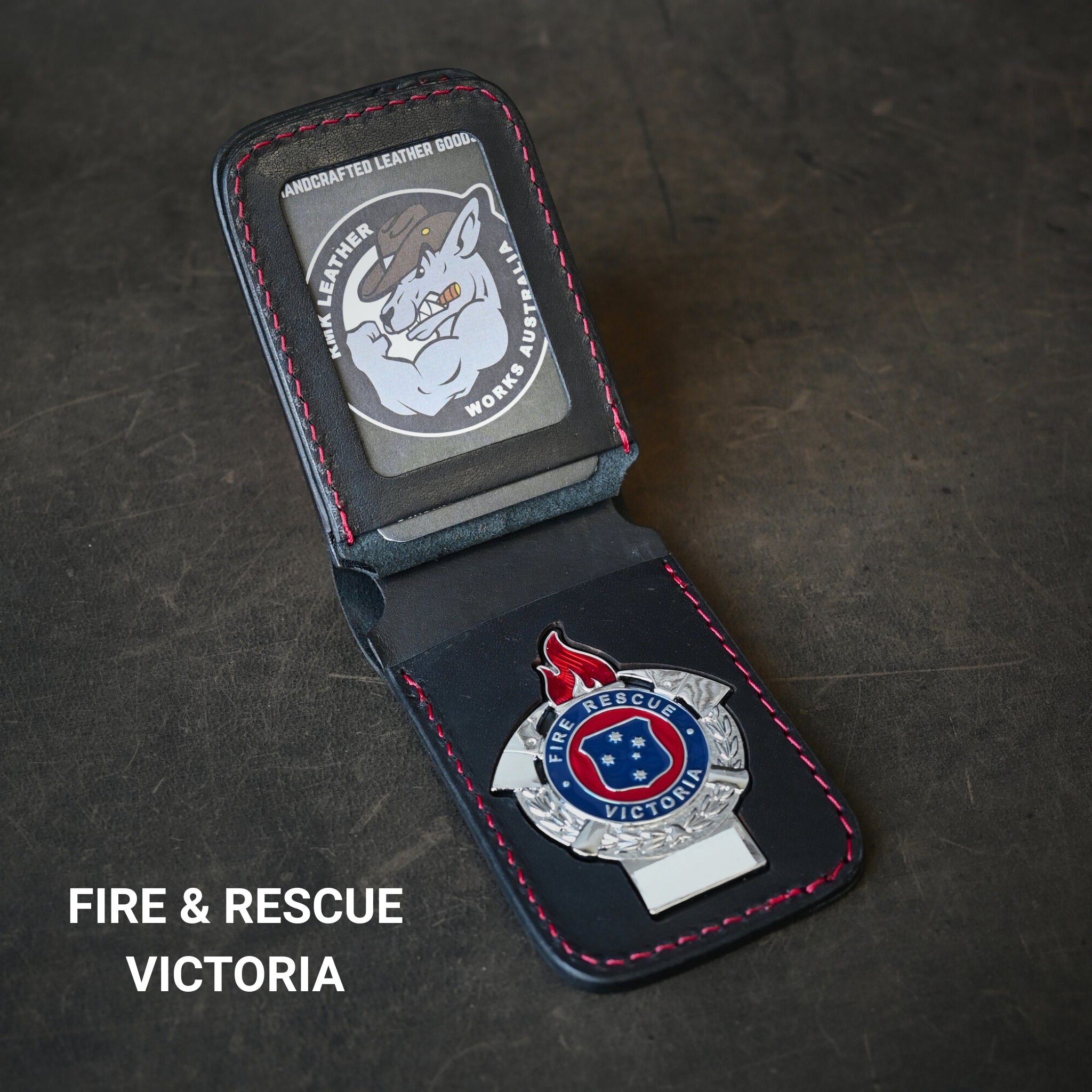 RMK Deluxe Leather Badge Wallets