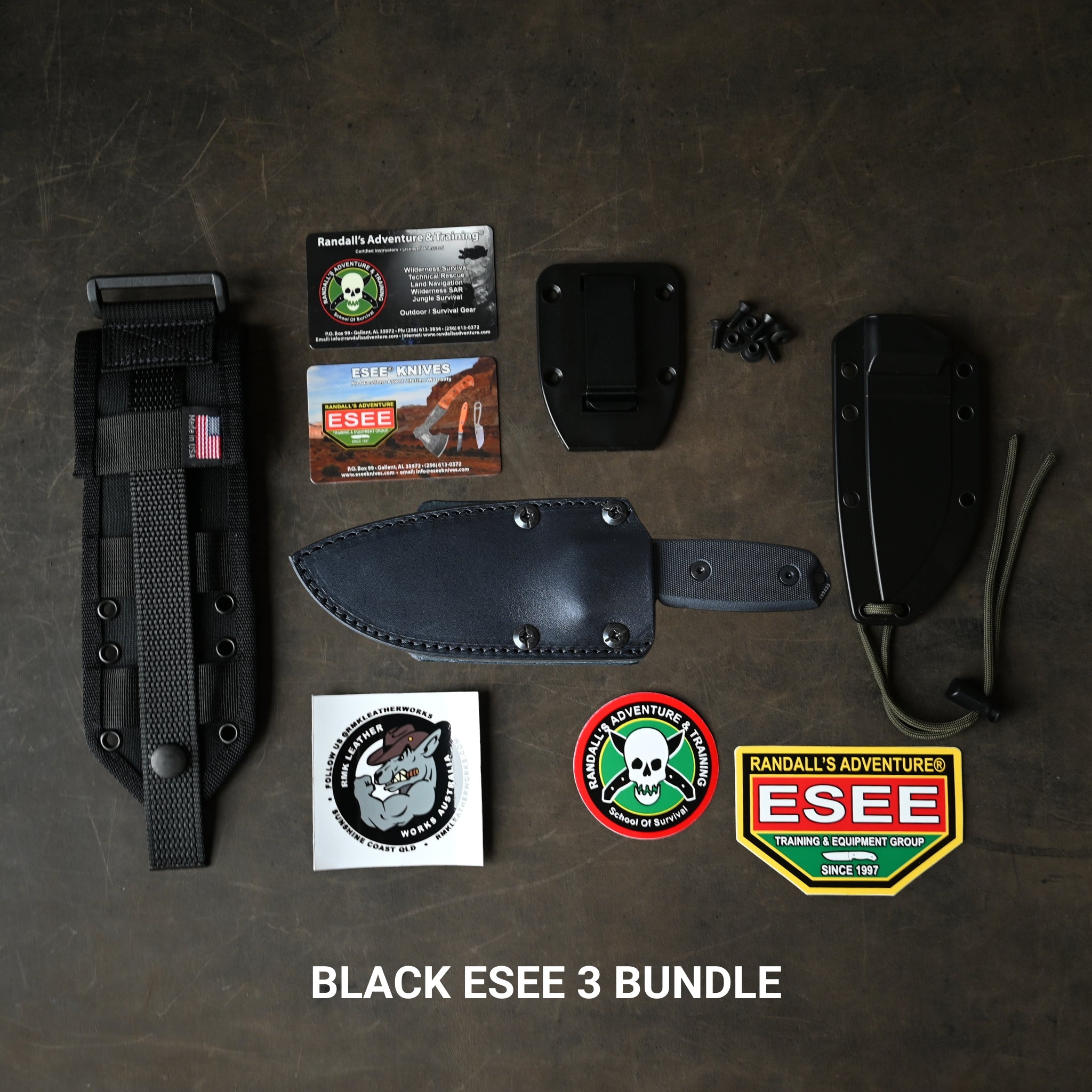 RMK Esee 3 Knife & Sheath Bundle