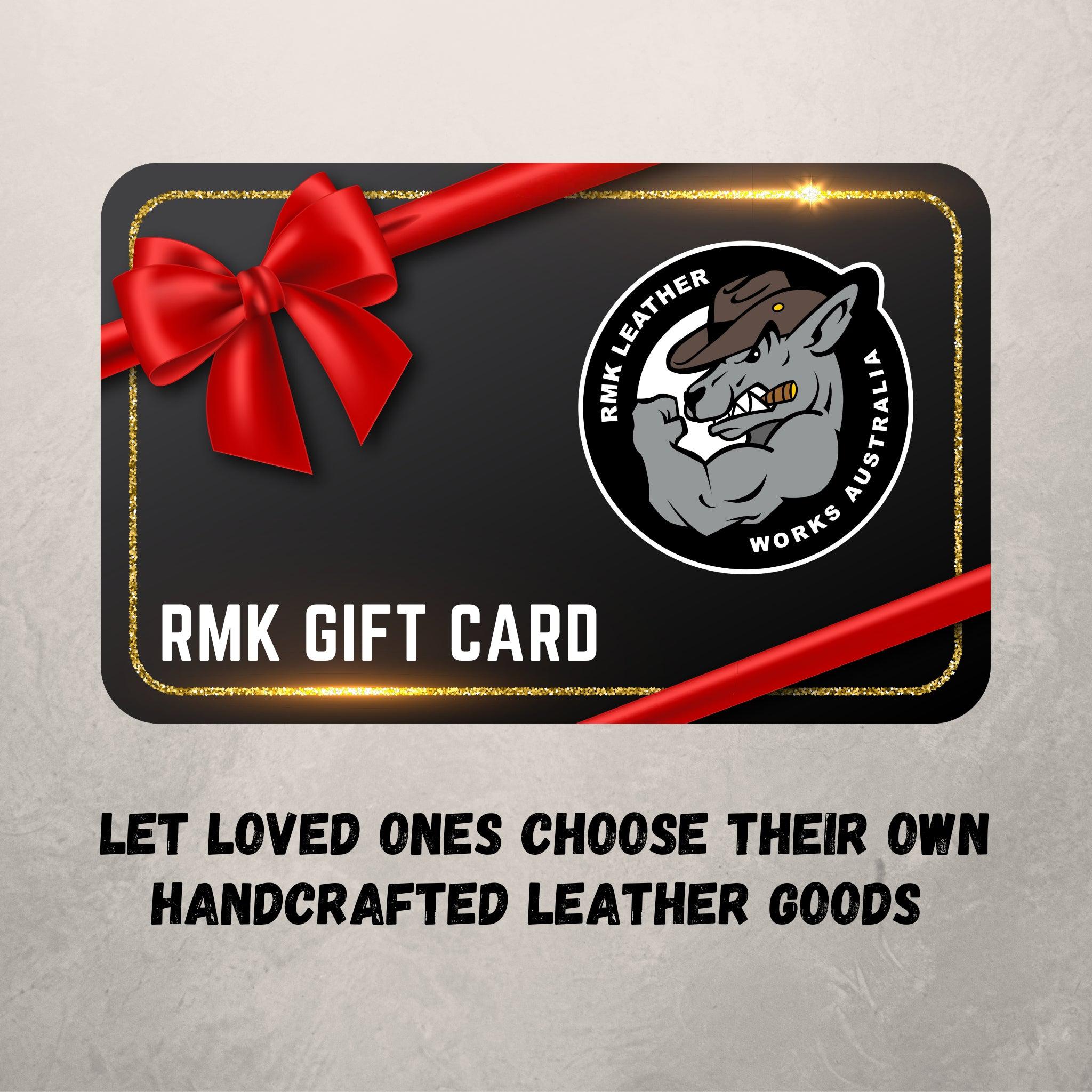 RMK Gift Card $30 - $500