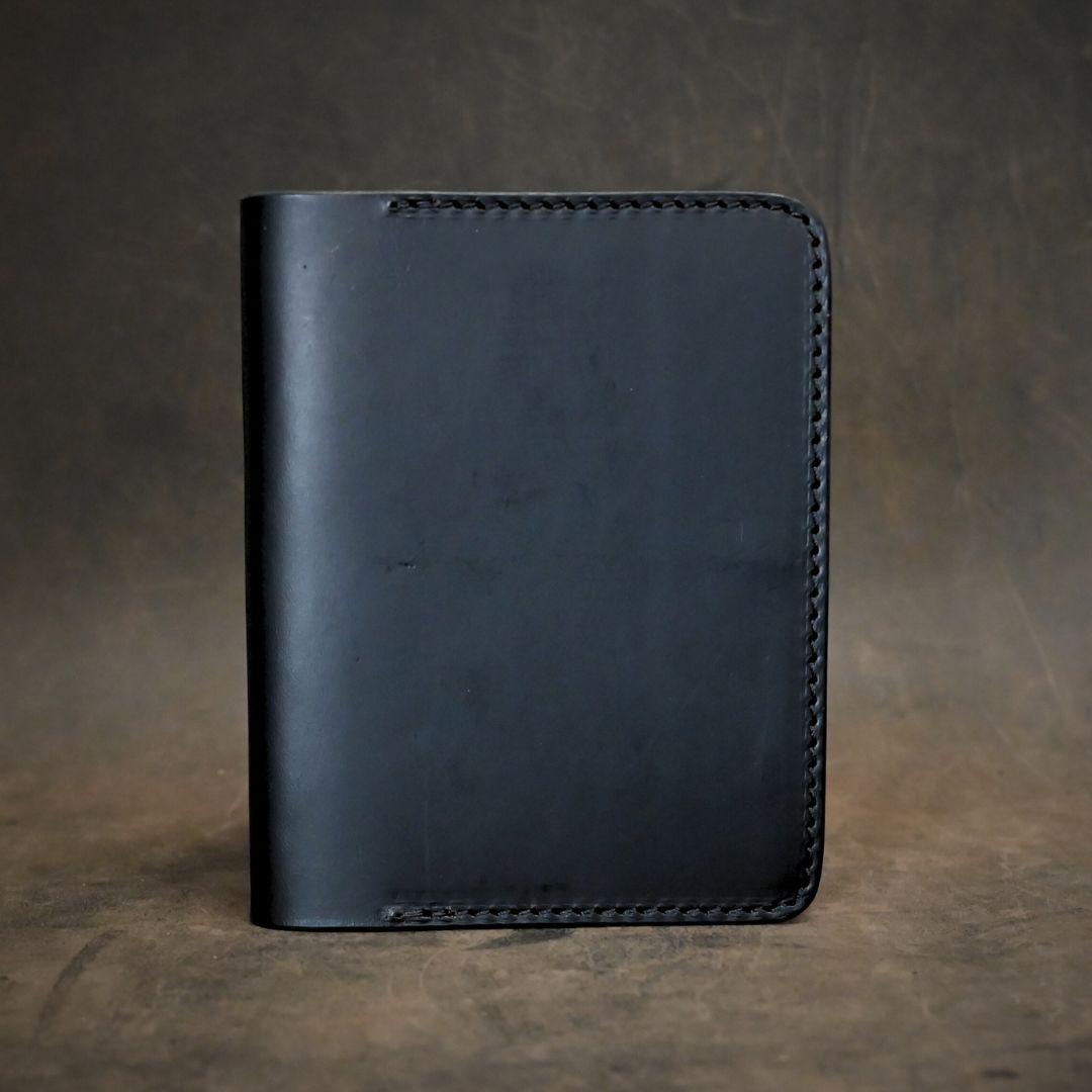 RMK Passport Wallet Black with Dark Brown Wanderer Internals