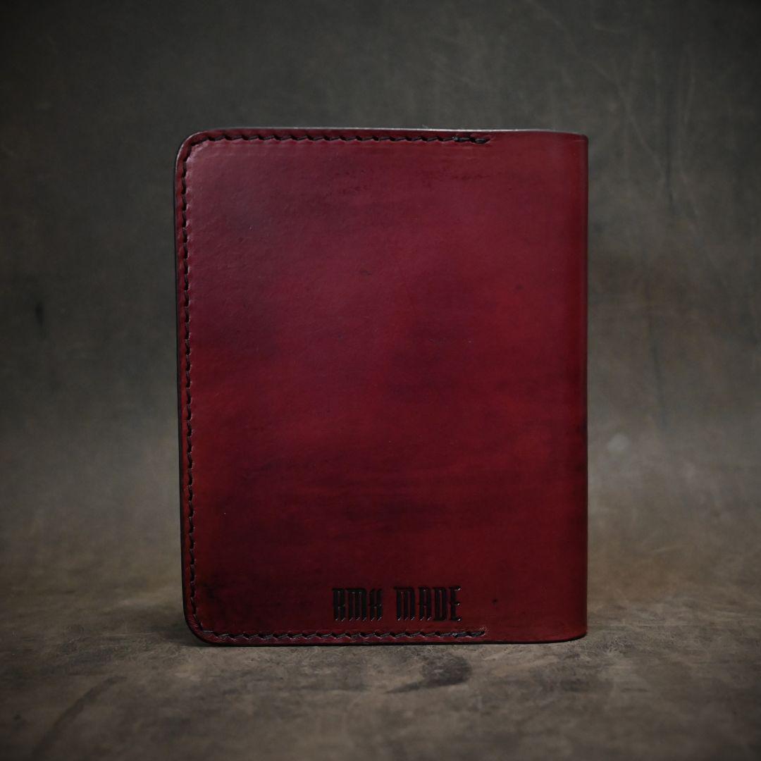 RMK Passport Wallet Ox Blood Samurai Mask