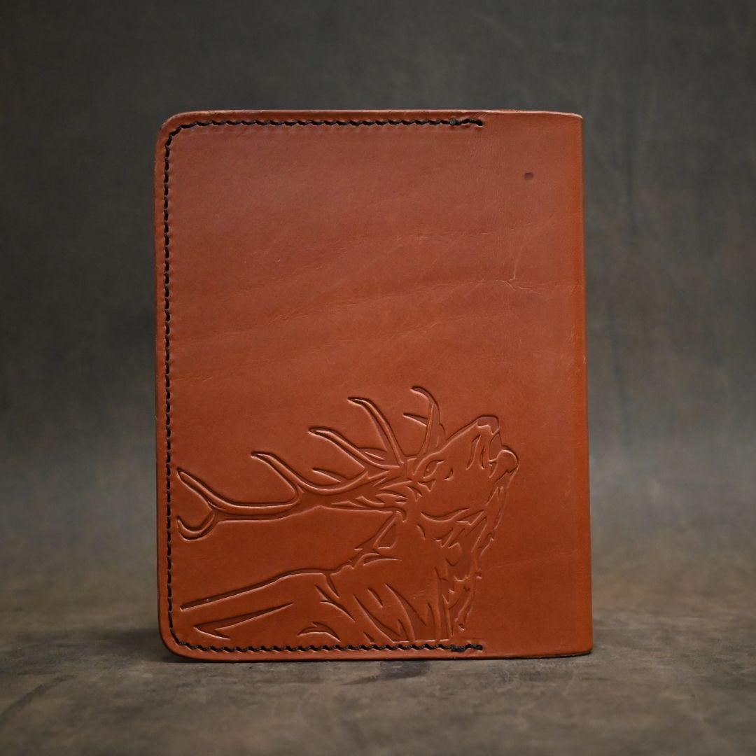 RMK Passport Wallet Whiskey Pueblo Compass & Deer Theme