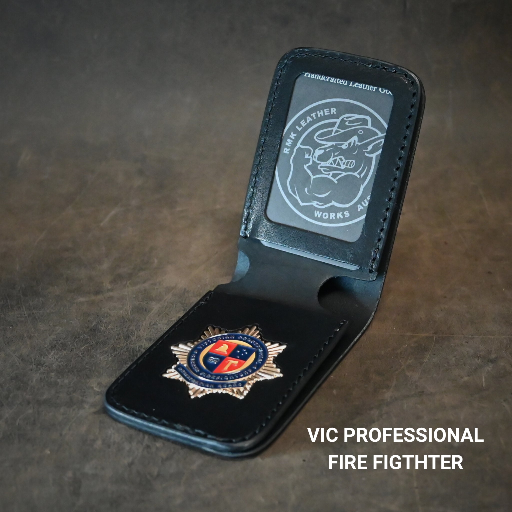 RMK Standard Leather Badge Wallets