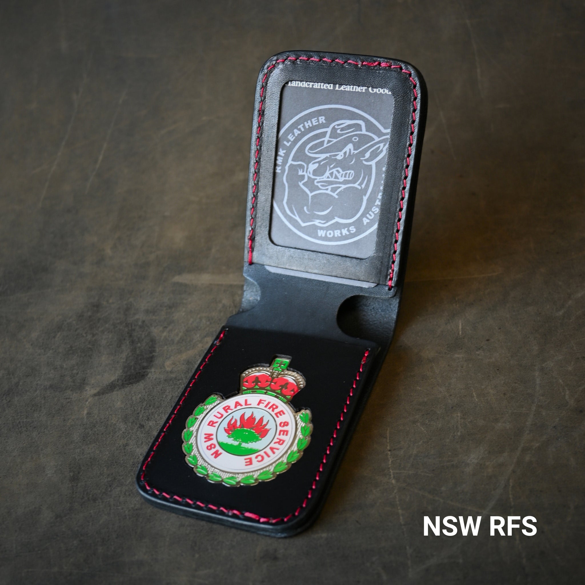 RMK Standard Leather Badge Wallets