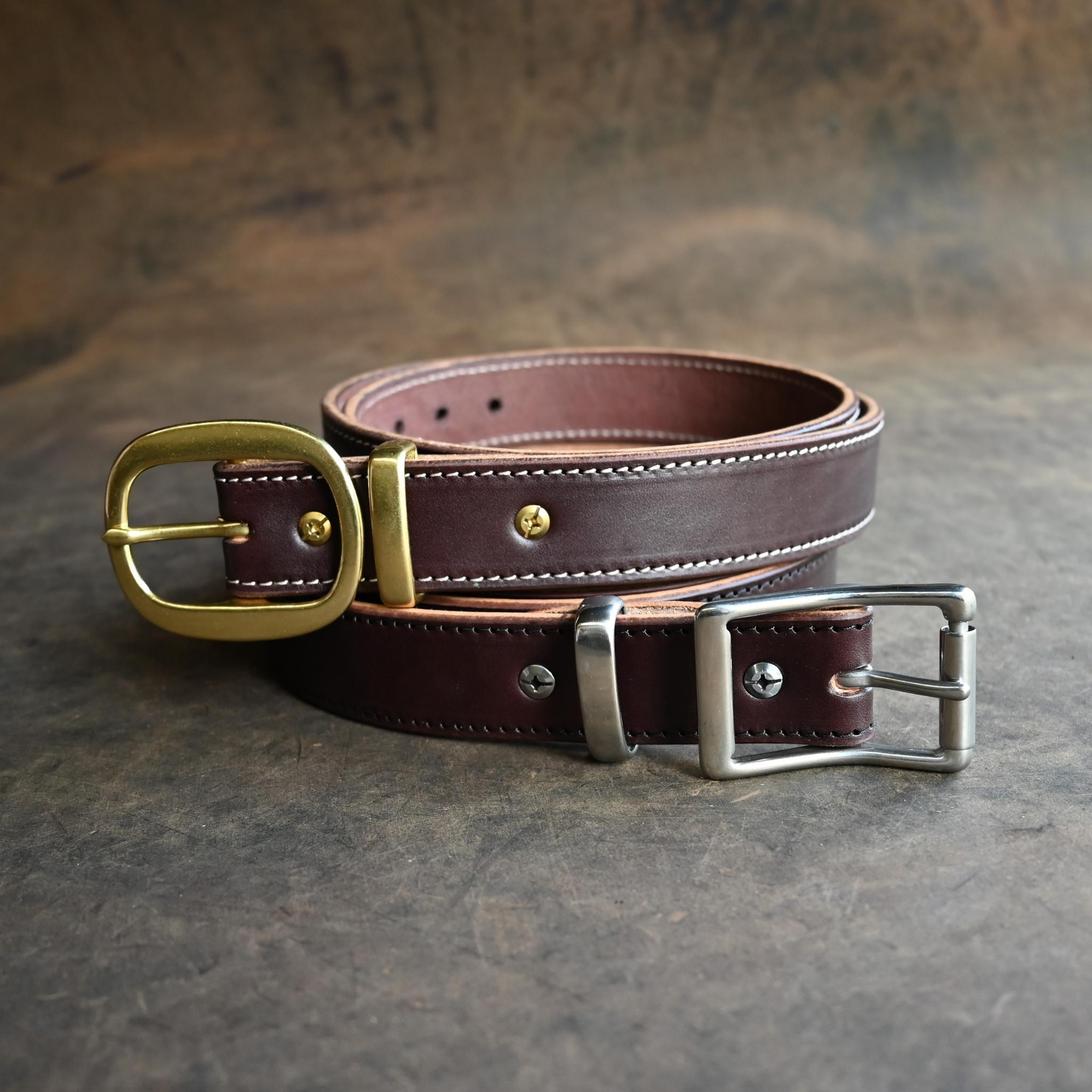 RMK Stitched Leather Belts