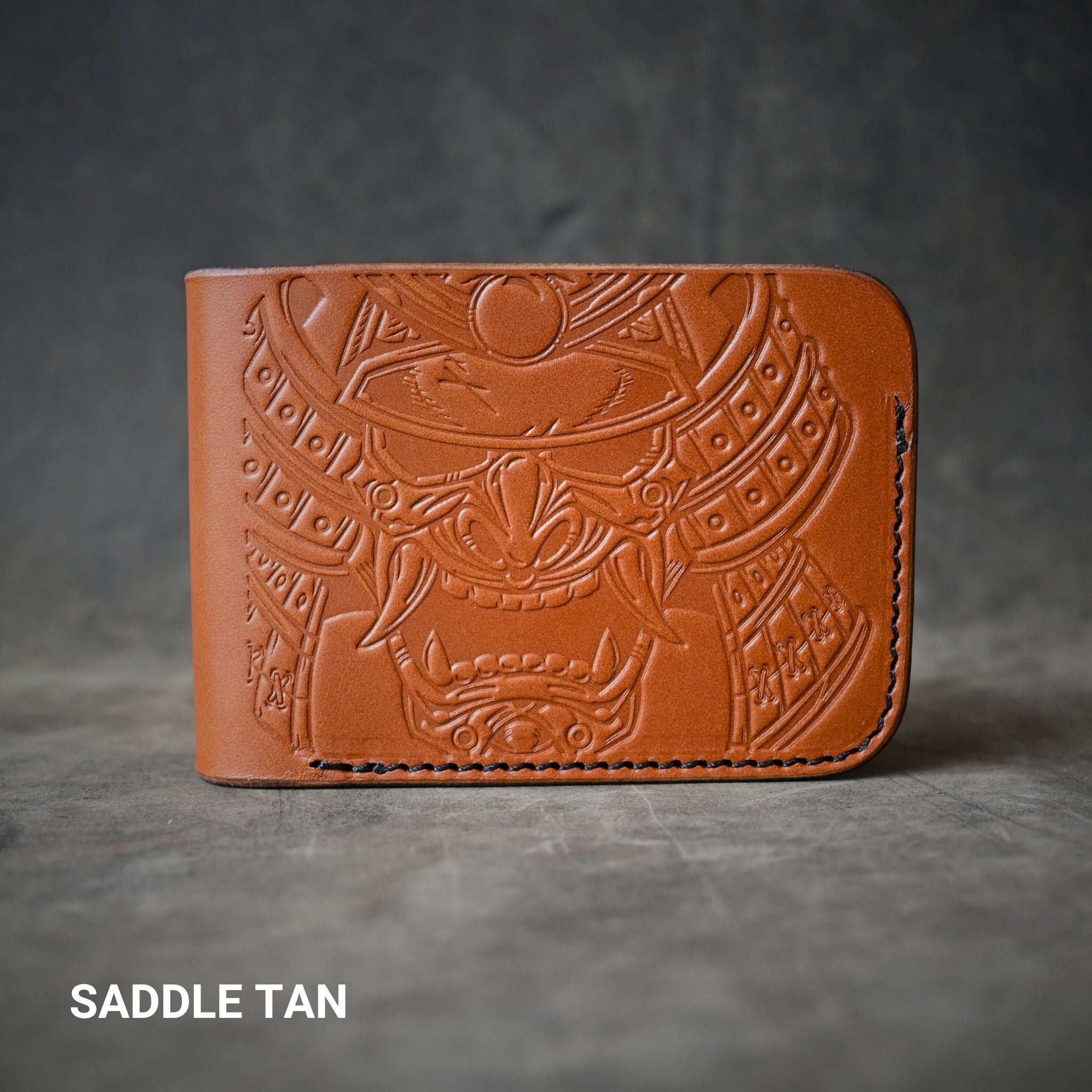 Samurai Mask Bifold 2.0 Leather Wallet