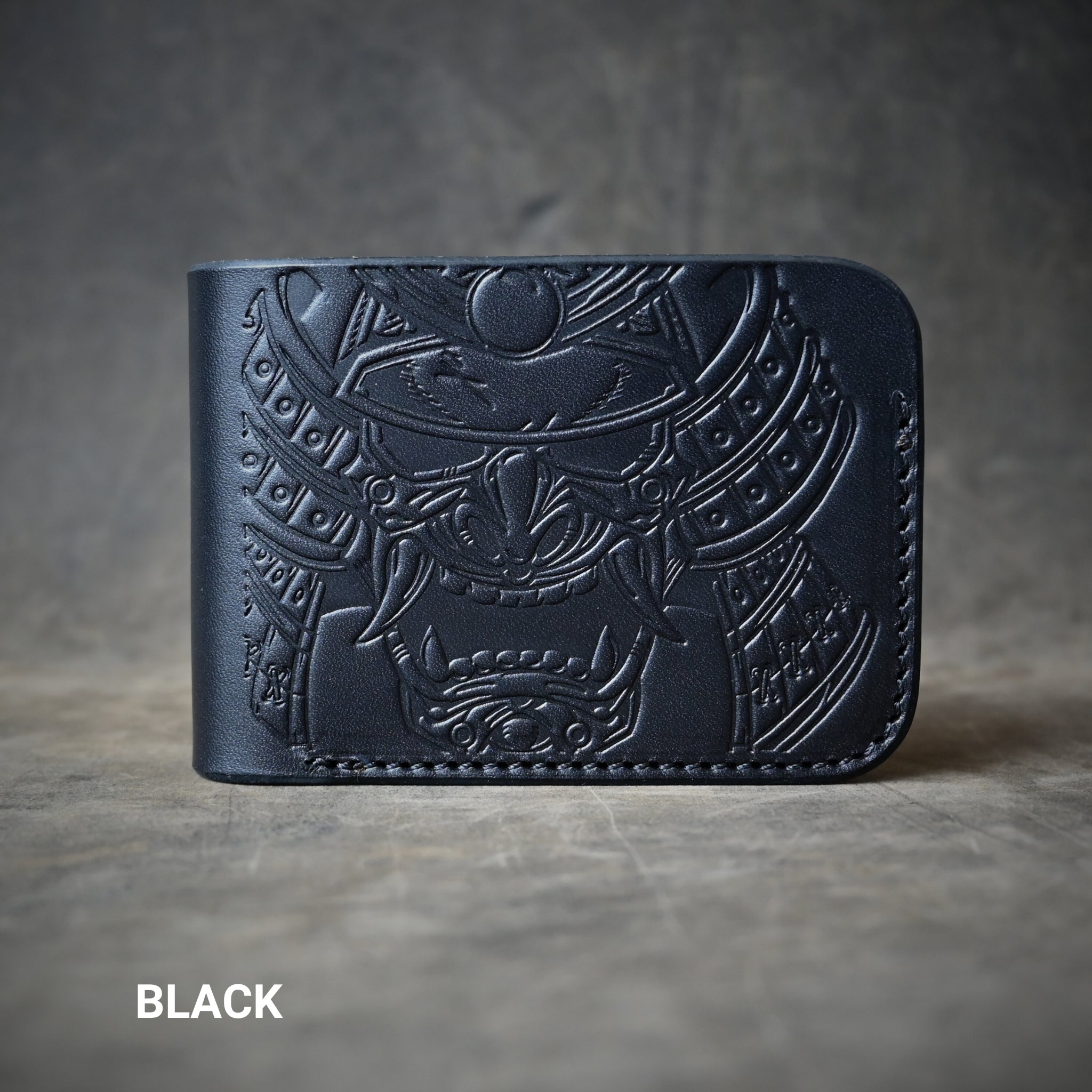 Samurai Mask Bifold 2.0 Leather Wallet