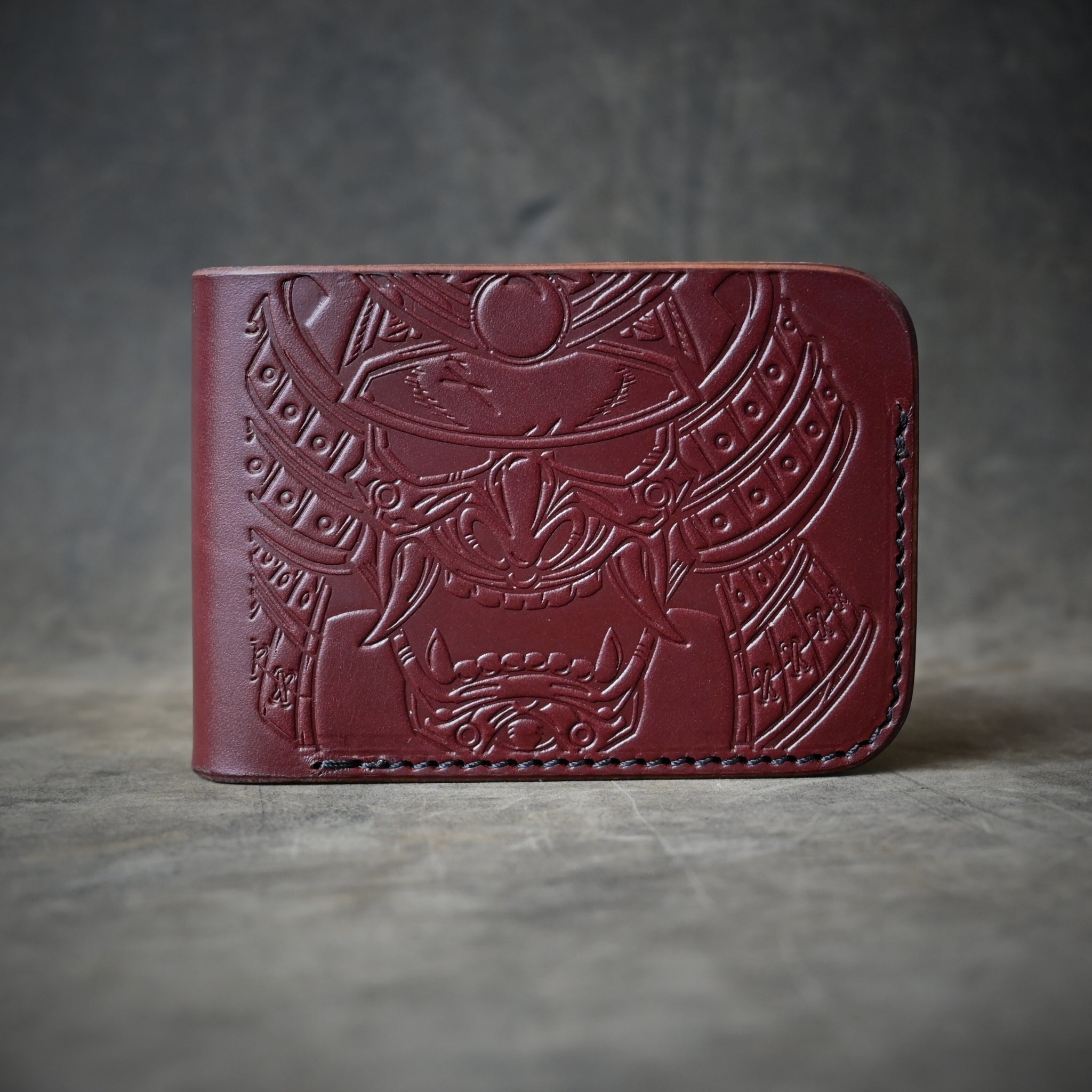 Samurai Mask Bifold 2.0 Leather Wallet