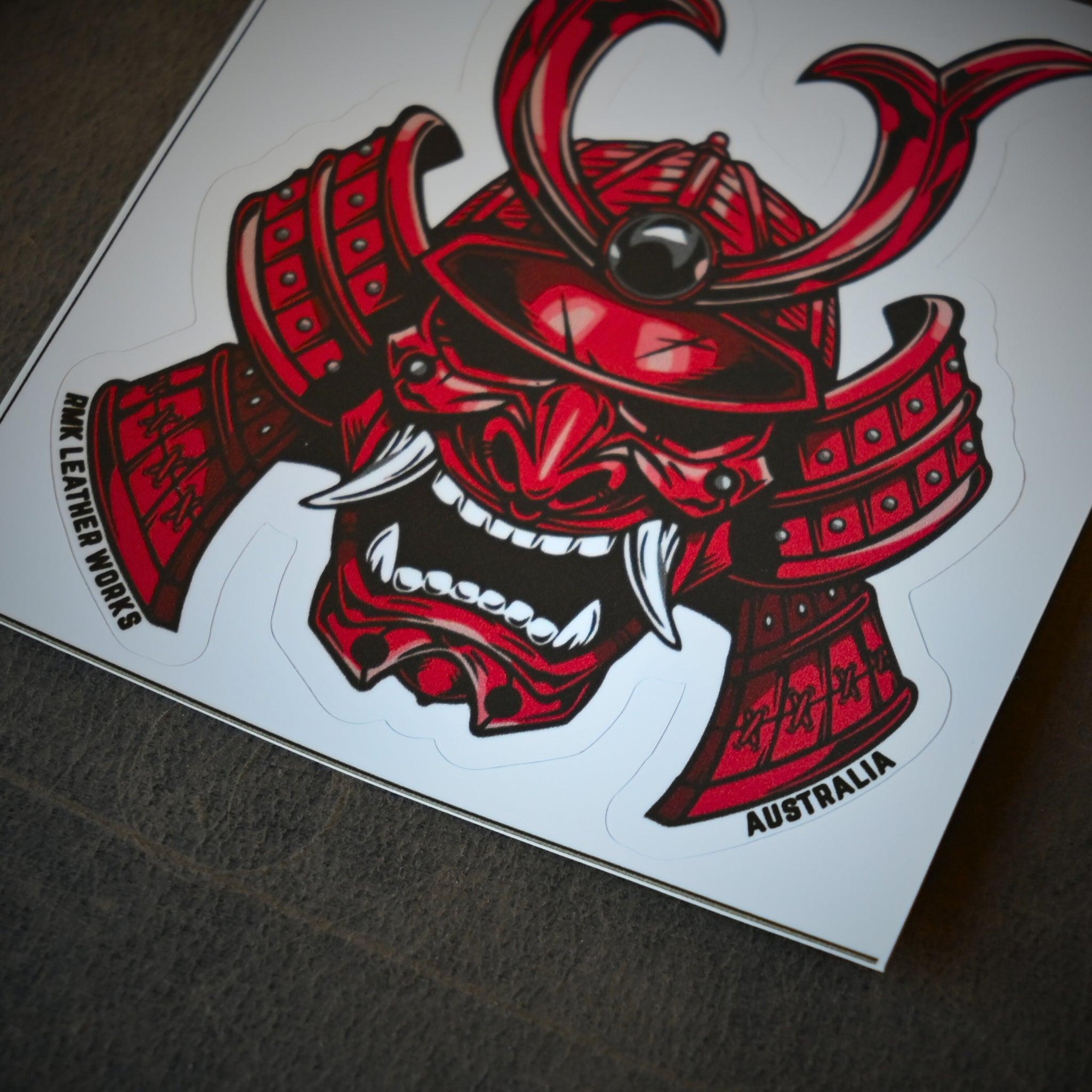 Samurai Mask Sticker