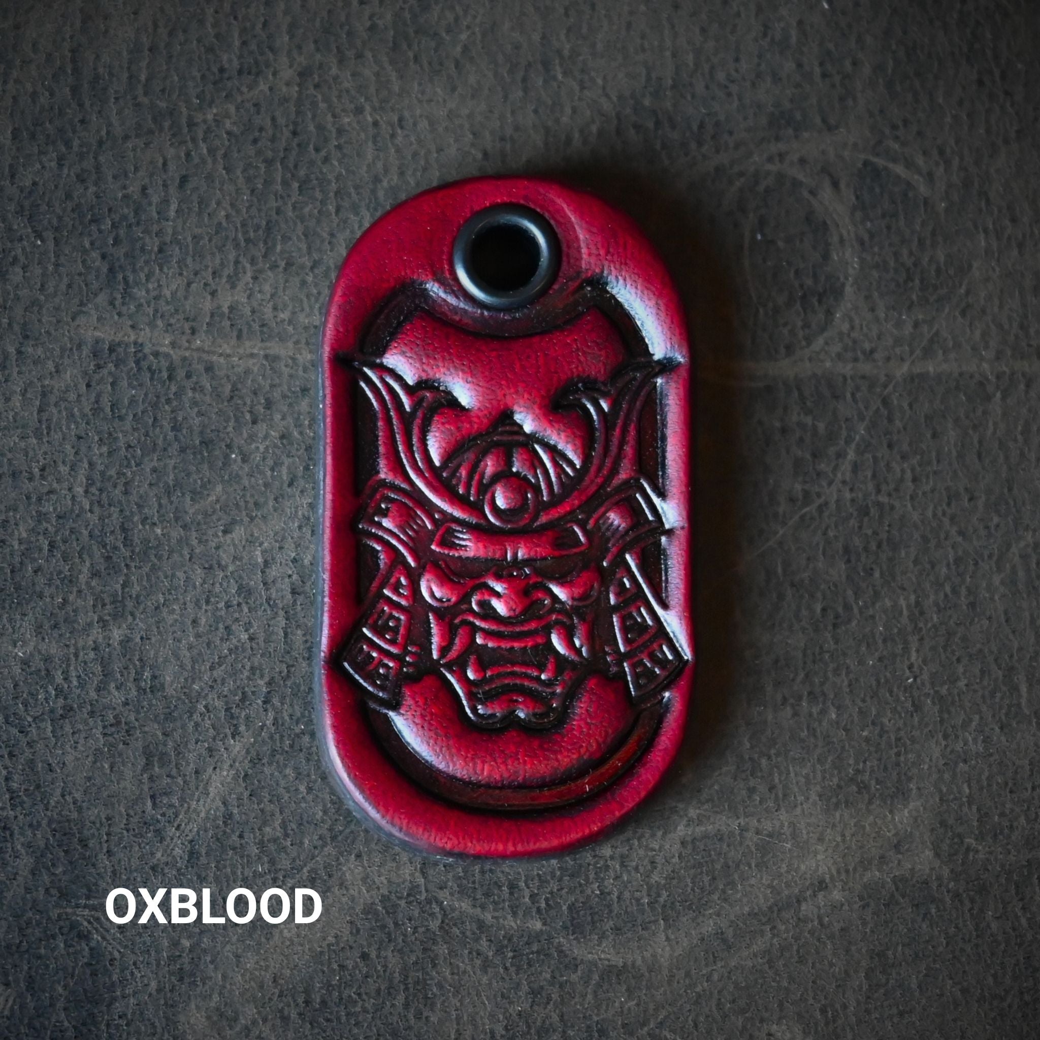 Samurai Mask Zipper Pull / Key Tag
