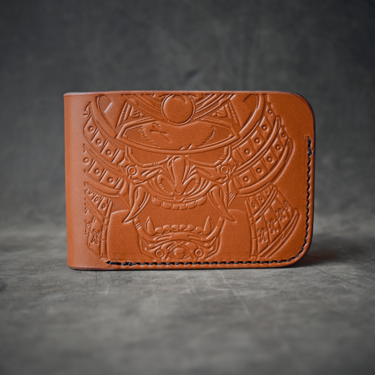 Samurai Mask Bifold 2.0 Leather Wallet