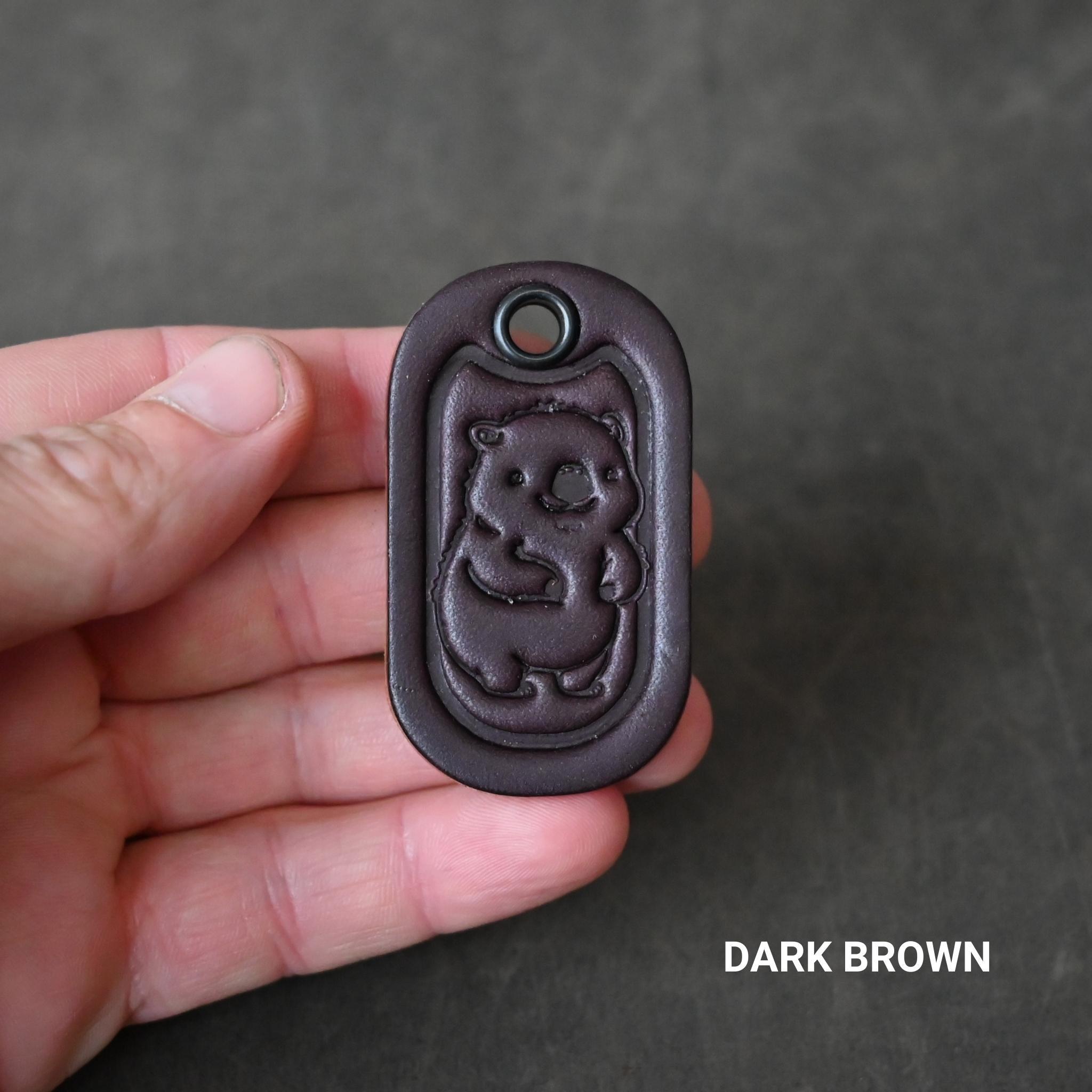 Wombat Leather Key Tag