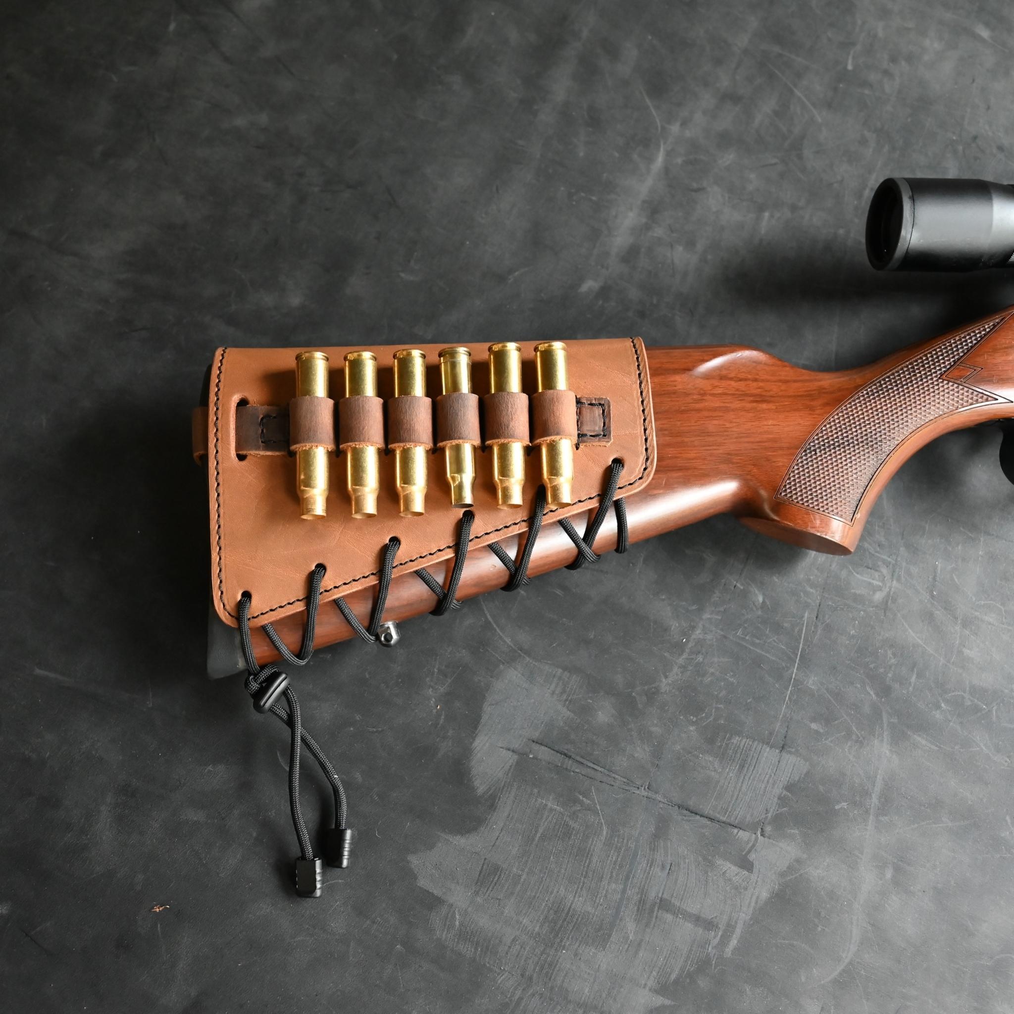 Leather Rifle Butt Stock Wrap