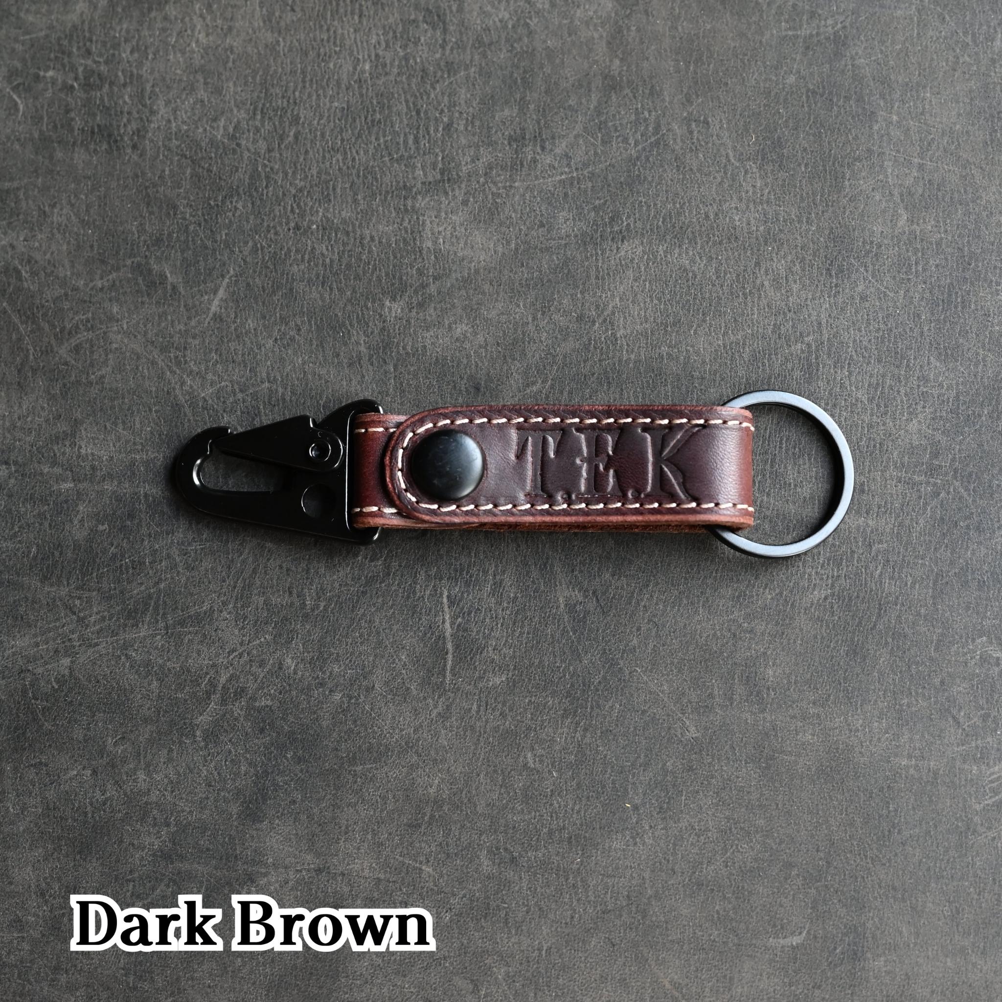 Personalised Leather Key Fob