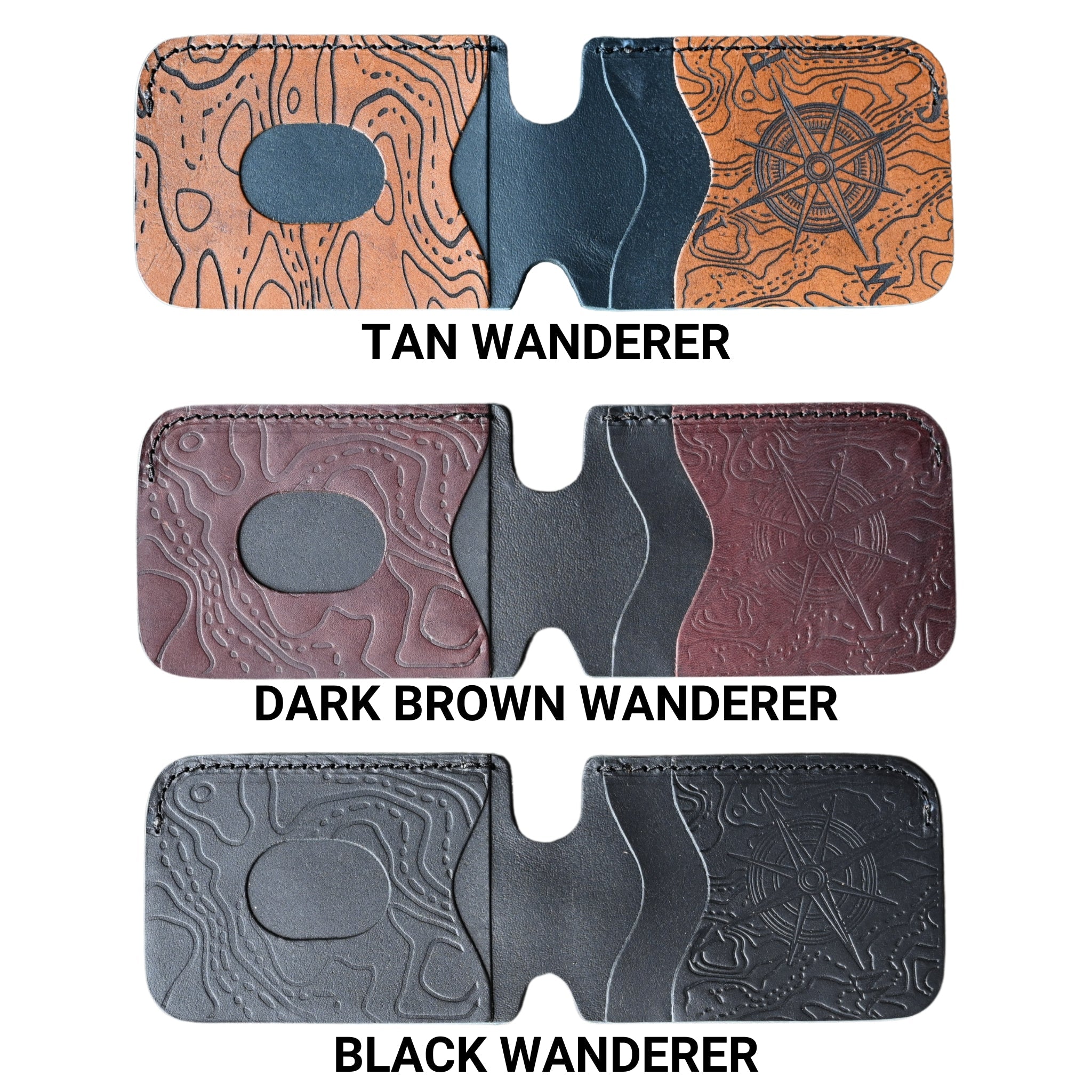 RMK Dark Brown Classic Minimalist Bifold Wallet