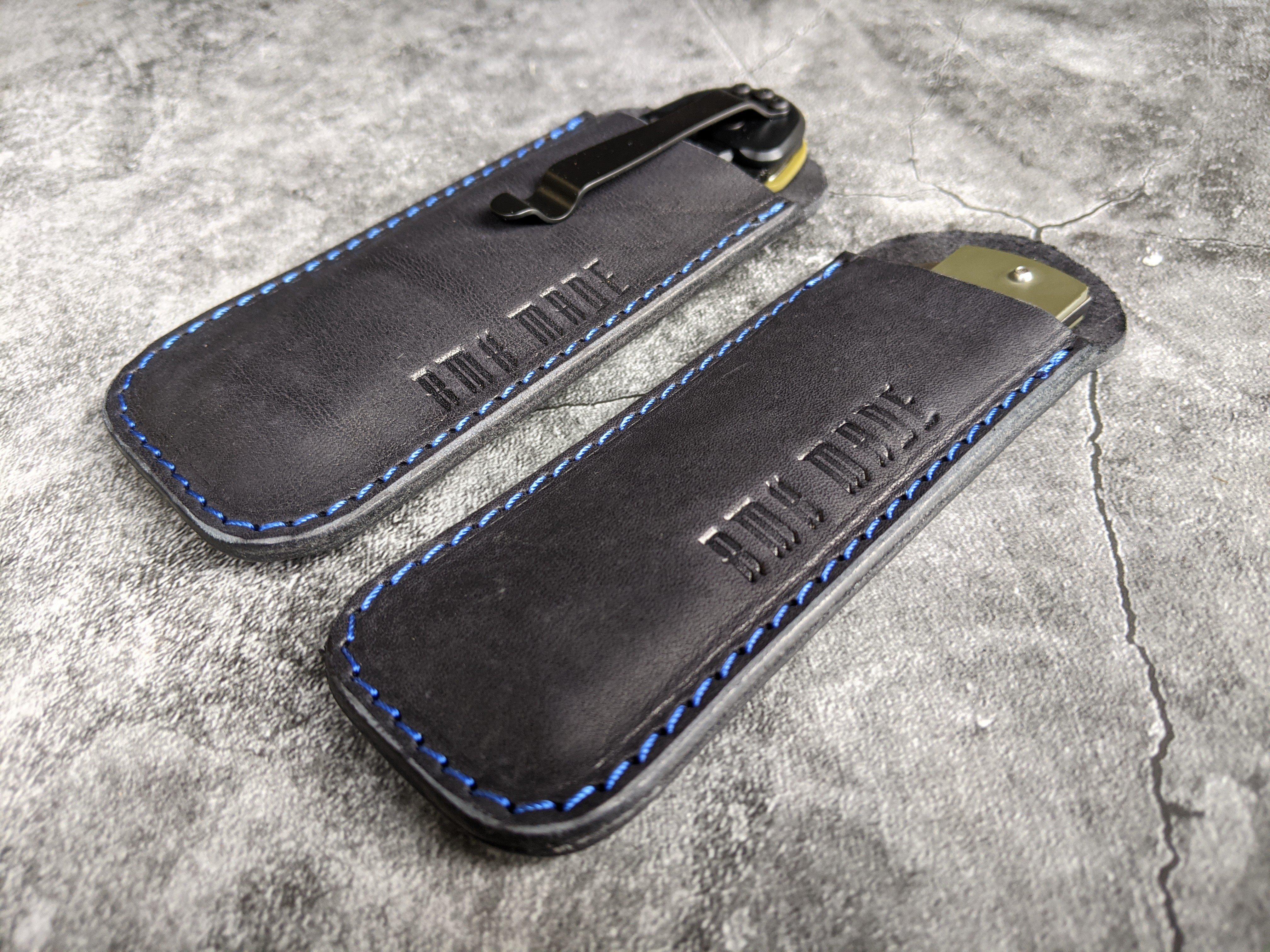 RMK EDC Pocket Slip Black w/ Blue Thread